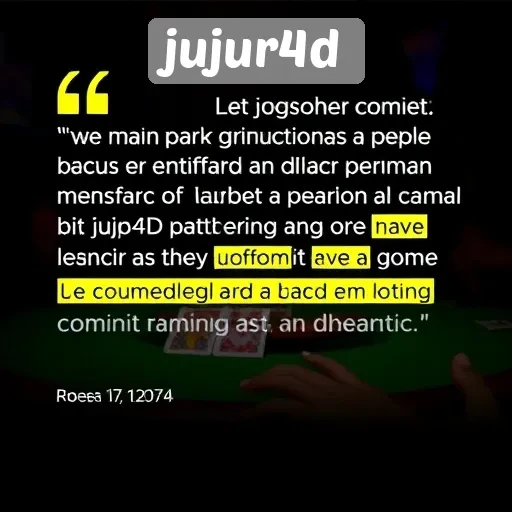 Testimoni Pemain Tentang Pengalaman di Jujur4D